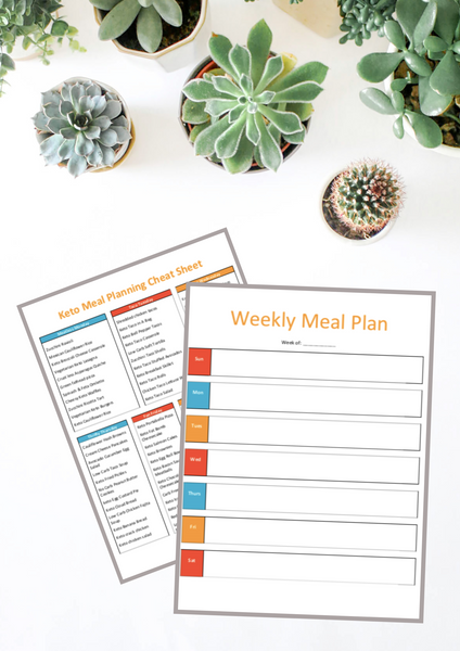 Keto Meal Planning Printables {5 Pages]