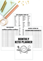 Monthly Keto Planner [40+ Page Printable Download]